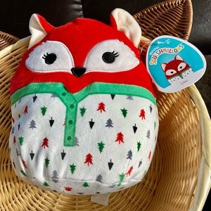 Squishmallows Lexi the Fox 8 inch holiday